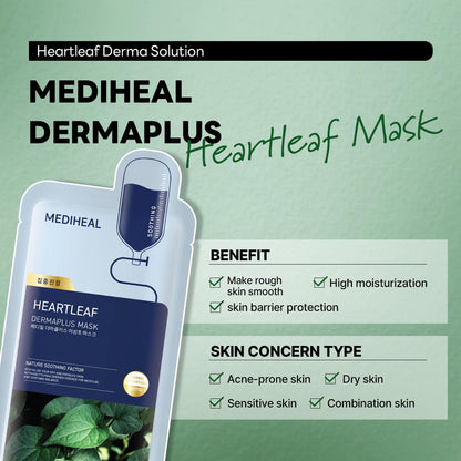 Mediheal Heartleaf Dermaplus Mask