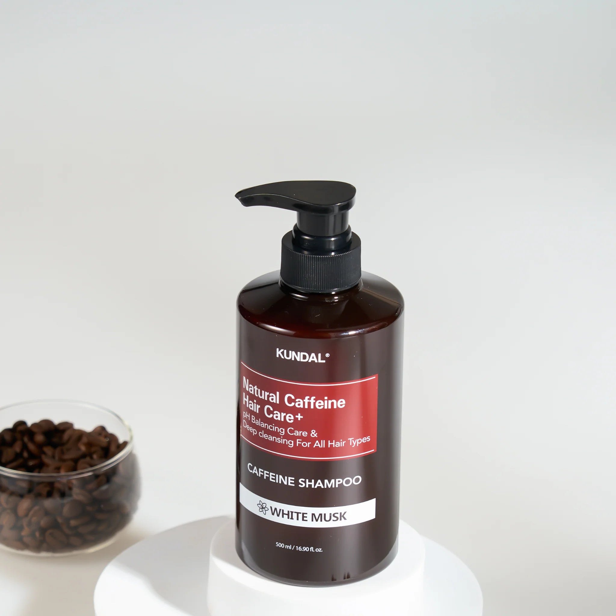 Kundal Caffeine Shampoo - White Musk