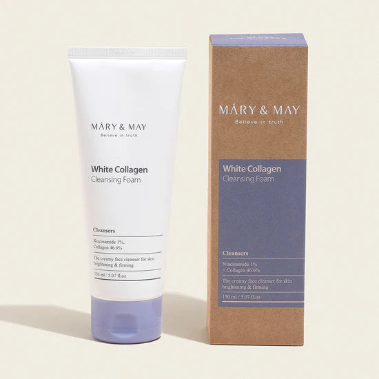 Mary &amp; May White Collagen Cleansing Foam