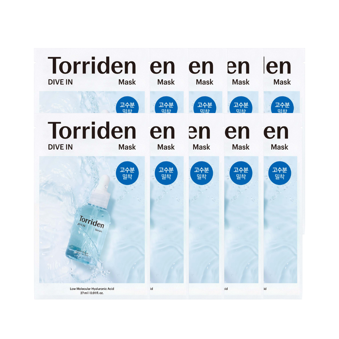 Torriden Dive-In Low Molecule Hyaluronic Acid Mask 10 stk