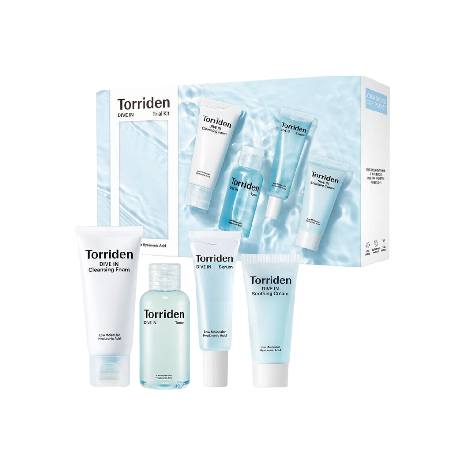 Torriden Dive-In Skin Care Trial Kit